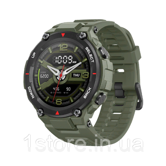 Смарт-годинник Xiaomi Amazfit T-Rex Army Green Глобальна версія!