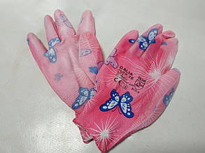 Перчатки робочі DALIA 2121X жіночі рожеві квіти