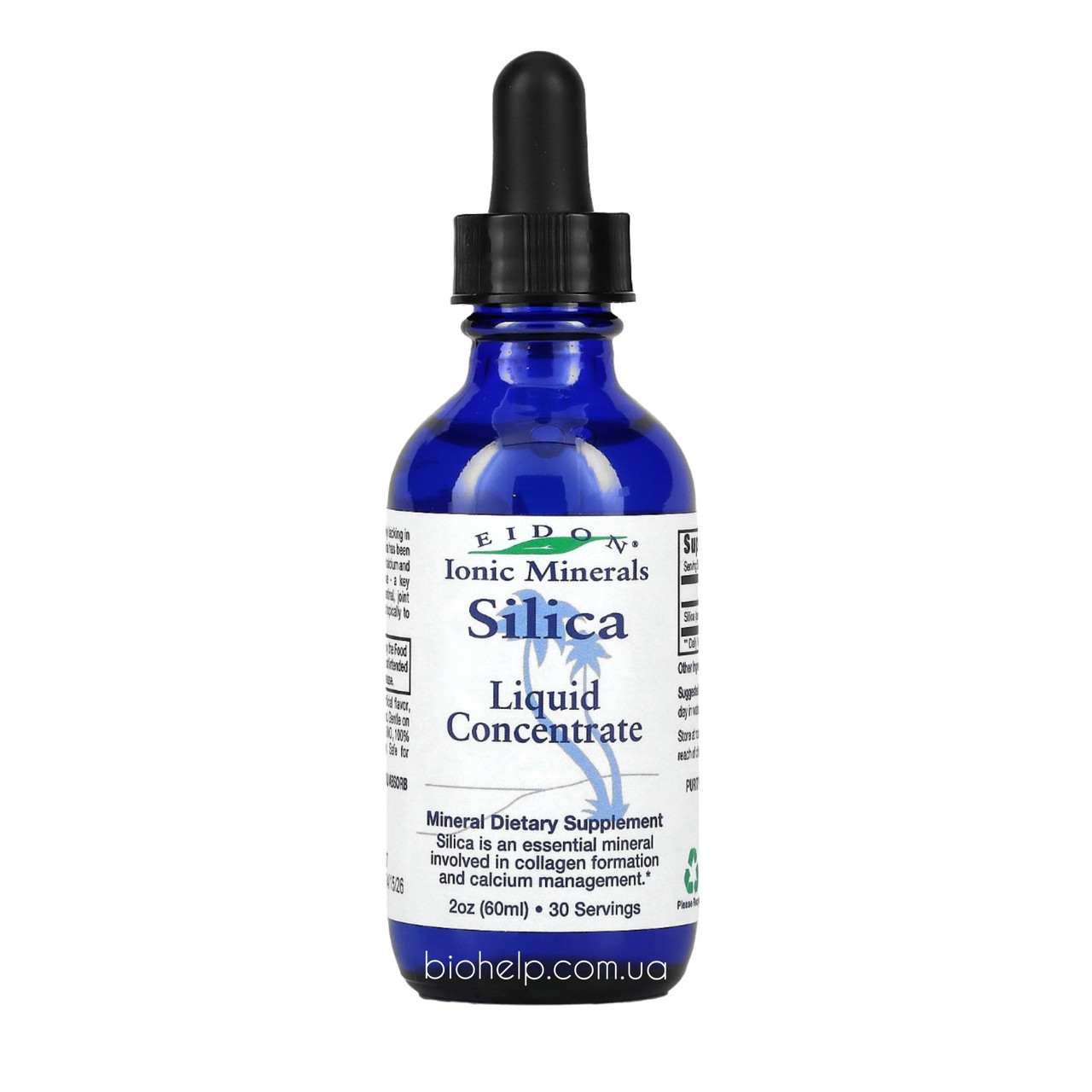 Eidon, Silica Liquid Concentrate, Кремний жидкий концентрат 60 мл BX473