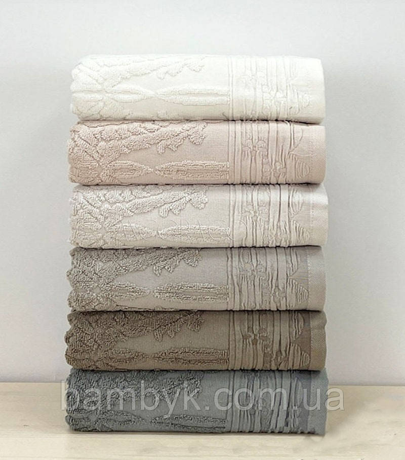Набір Рушників Для Ванної Pupilla SULTAN Бавовняна Махра 6-шт Туреччина 70x140, фото 1