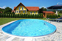 Сборный овальный бассейн (11 x 5 х 1.2 м) Hobby Pool Toscana, пленка 0.6 мм