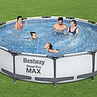 Круглий каркасний басейн Bestway 56416 (366х76 см), з картриджним фільтром, фото 6