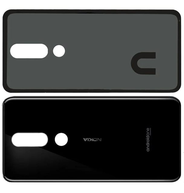 Задня кришка для смартфону Nokia 5.1 Plus (TA-1105) Original New чорний