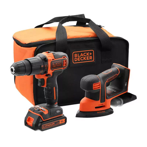 Набір акумуляторного інструменту Black & Decker BCK23S1S, фото 1