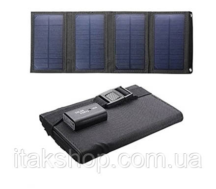 Сонячний зарядний пристрій Solar panel 15W 1xUSB (X001JA)