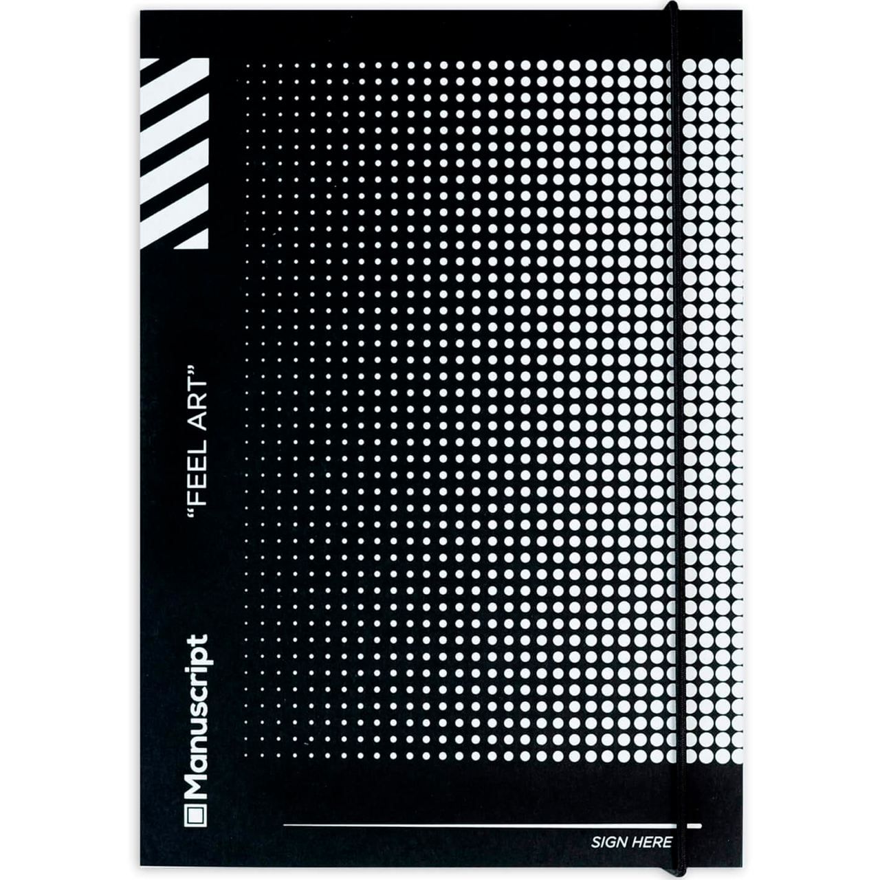 Скетчбук Manuscript Off-black Dot Plus