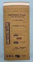 Крафт-пакеты для стерилизации с индикатором 100*200 PROSTERIL, 100шт. Коричневые