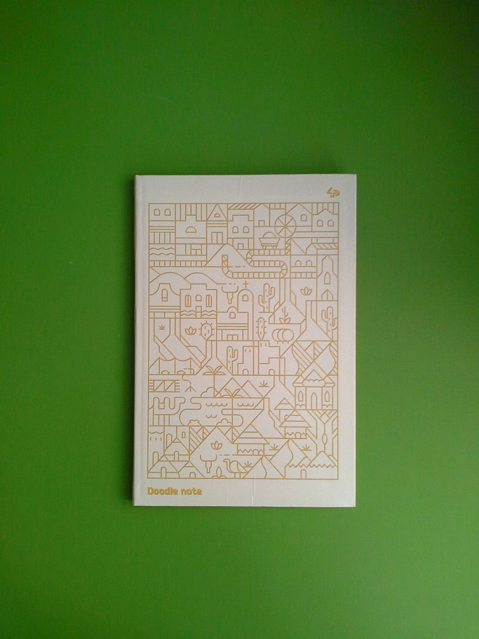 Канц Блокнот A5/128 "Profiplan" /902002/ крапка Two in one "Doodle Note" Yellow, інтегр.упав. глянц/лам 70г