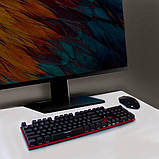 Механічна ігрова клавіатура Cyberpunk CP-110 з RGB-підсвіткою і металевою основою, фото 7