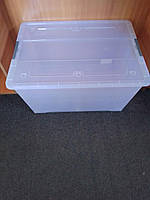 Ящик для зберігання Home Star (140л) прозорий