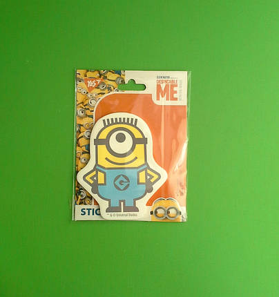 Канц Бумага д/заметок фігурна "Yes" /17247/ "Minions" з клейким кулею, 90*106мм, 40 арк. (1/100), фото 1