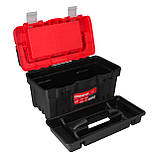 Ящик для інструментів з органайзером 19' / 48 см Draumet алюмінієві замки та ручка (4178), фото 4