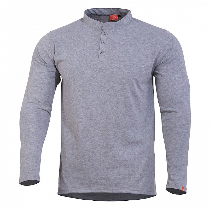 Сорочка Pentagon ROMEO HENLEY SHIRT K09016 Medium, Melange (Сірий)