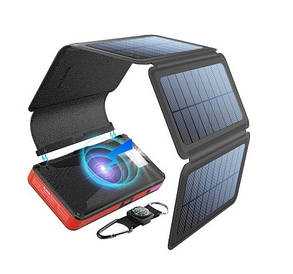 Зарядний пристрій на сонячних батареях Solar panel 40 W VerWireless Charging 20000 mAh (PN-W09)