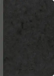 Блокнот А4 чорний з чистими листами FACT!plus 96 аркушів Brunnen