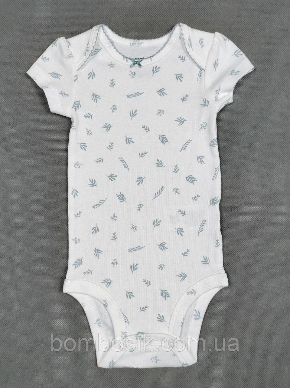 Бодік з коротким рукавом для дівчинки Картерс, 3м (55-61см), фото 1