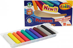 Пластилін CLASS 10 кольорів 170 г Чисті руки 7626, вік від 3 років