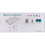 Клавіатура бездротова Combo BK-3001 Wireless Bluetooth Silver, фото 6