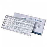 Клавіатура бездротова Combo BK-3001 Wireless Bluetooth Silver, фото 4