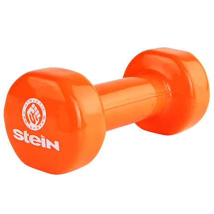 Гантель гвинтильова Stein 2.5 кг / шт/ помаранчева, фото 1