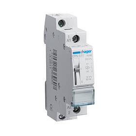 Імпульсне реле Hager Імпульсне реле 12В/16А, 1НВ EPN511