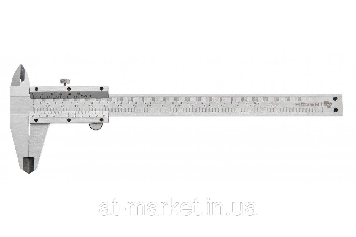 Штангенциркуль 150 мм, DIN 862 HOEGERT HT4M270