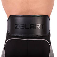 Пояс атлетичний шкіряний Zelart (VL-3341), фото 4