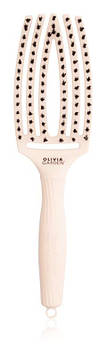 Щітка для волосся комбінована Olivia Garden Finger Brush Combo Medium Edelweiss (OGID1738)