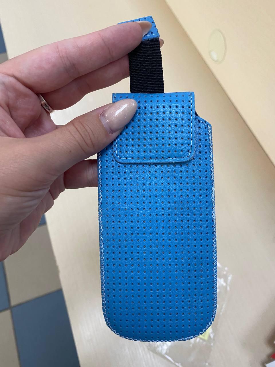Чохол універсальний для Nokia 225 Perforation blue Grand КМ