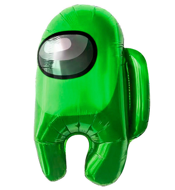 Повітряні кульки "Космонавтик зелений", 56*42 см