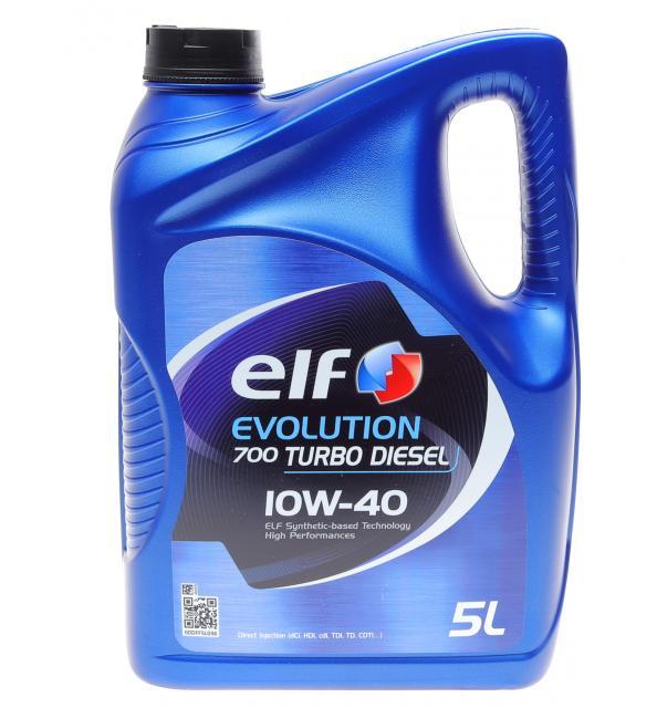 Олива моторна ELF 10W40 Evolution 700 Turbo Diesel 5л