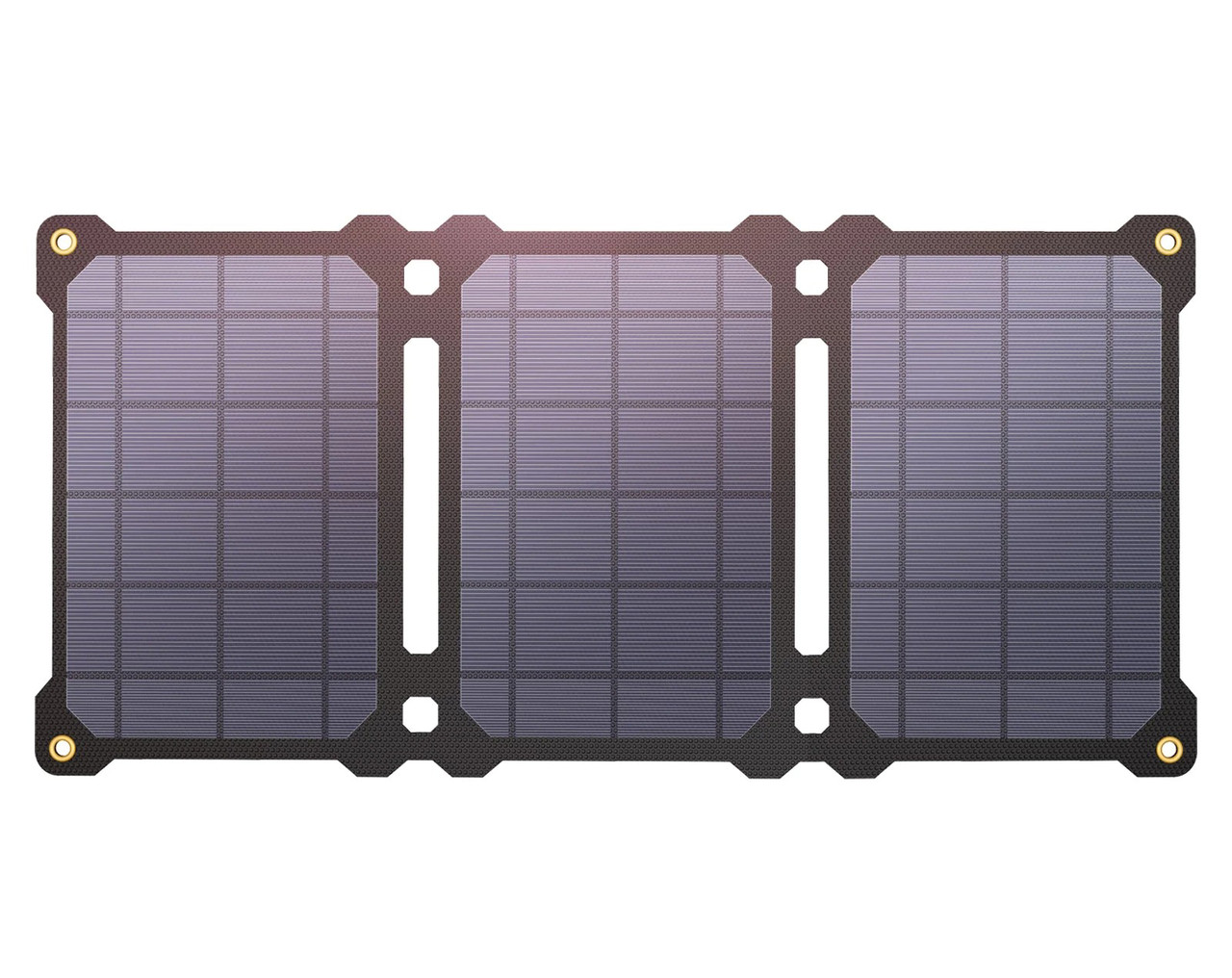 Солнечное зарядное устройство Allpowers 21W на элементах SunPower и ETFE покрытием ( AP-ES-004-BLA ) Black - фото 2 - id-p1651627263