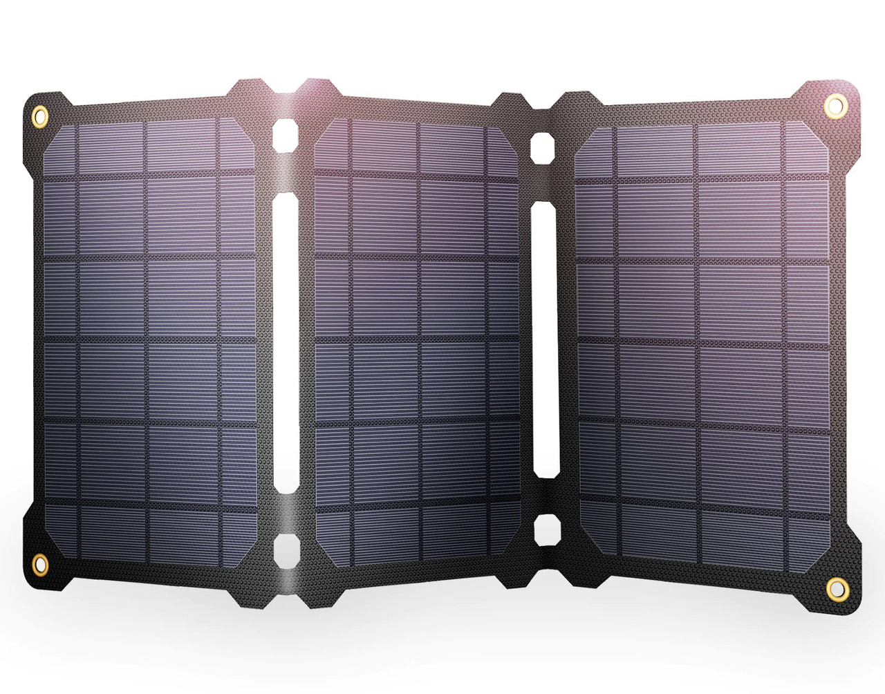 Солнечное зарядное устройство Allpowers 21W на элементах SunPower и ETFE покрытием ( AP-ES-004-BLA ) Black - фото 3 - id-p1651627263