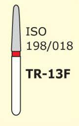 Стоматологічний бор TR — 13F червоний конус, Sharp