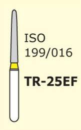 Стоматологічний бор TR — 25EF жовтий конус, Sharp
