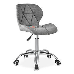 Крісло офісне Homart Blum TF текстиль сірий (9462)