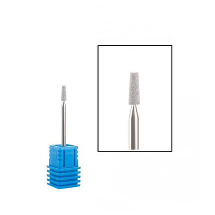 Фреза корундова Nail Drill "Усічений конус" діаметр 3.3 мм 45-31 сірий, фото 1