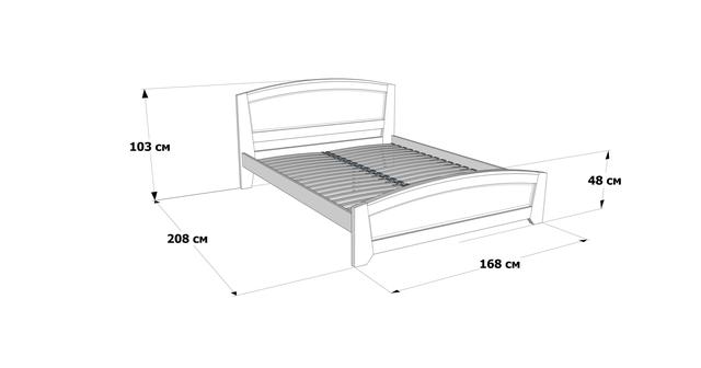 Размеры кровати Женева