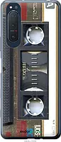 Чехол накладка бампер на Sony Xperia 5 II Аудио кассета Сони Экспирия 5 ии