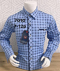 Дитяча сорочка Ikoras в клітку 7-12 ркоів