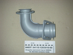 Патрубок приймальний L=162мм, H=120мм (SILA) 54115-1203010-10, фото 1