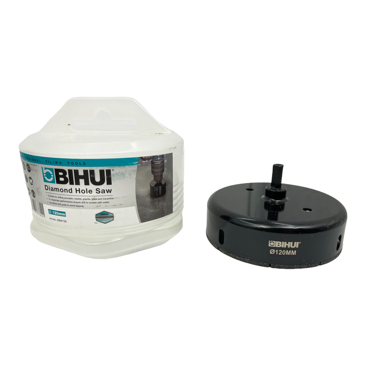 Алмазна коронка BIHUI Ceramics PRO 120 мм під дриль