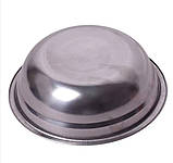 Миска тарілка неіржавка металева 18 см 0.6 літра, фото 2