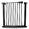 Бар'єр ворота безпеки для дітей Homart S+ 77-108 см чорний (9422), фото 2