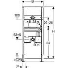 Інсталяція для умивальника GEBERIT Duofix 111.560.00.1 98811, фото 2