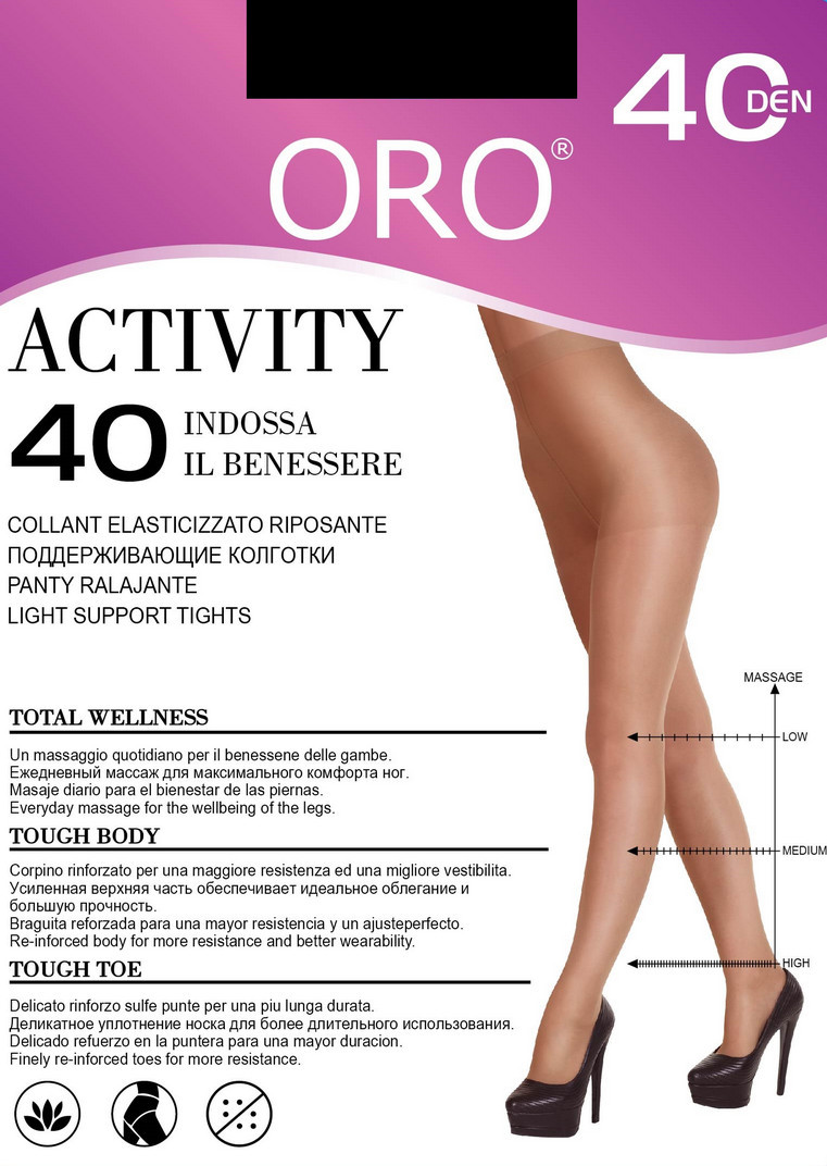 Activity 40 den колготи Nero Oro (3-M) 4685984