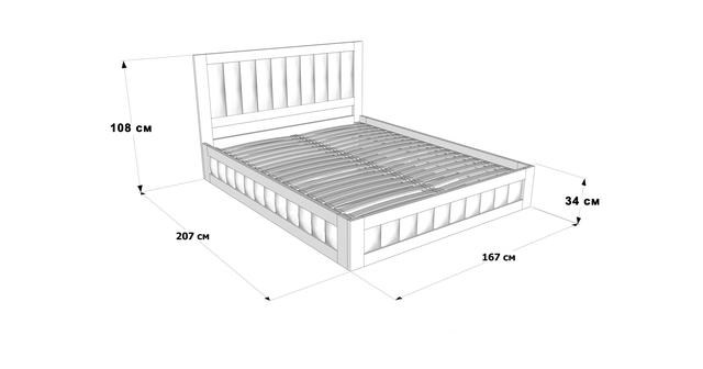 размери кровати амелия