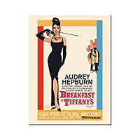 Магніт 8x6 см "Audrey Hepburn Breakfast At Tiffanys" Nostalgic Art (14180) 4009523