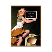 Магніт 8x6 см "Pin Up-School" Nostalgic Art (14172) 4011155
