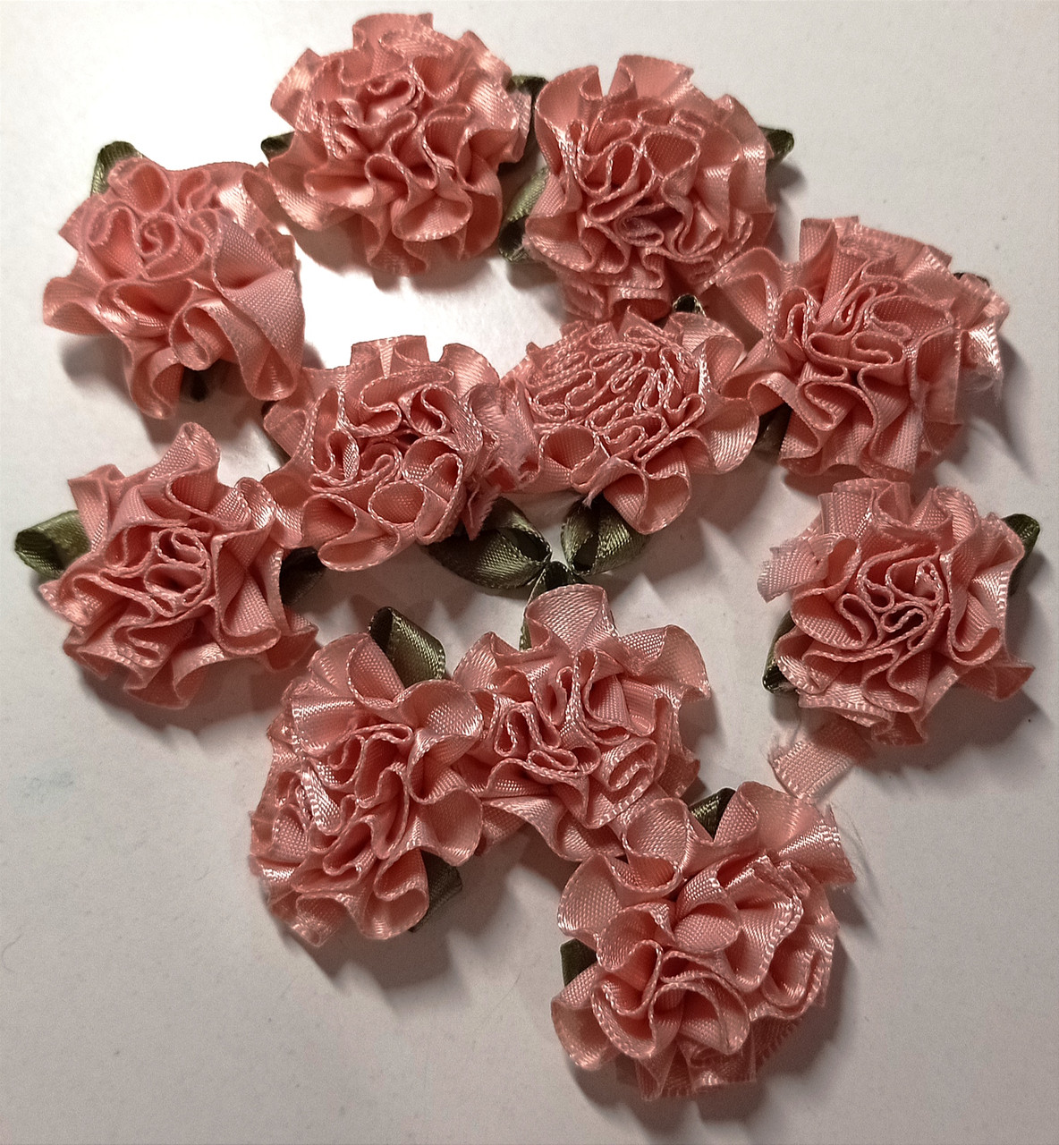 Пионы из атласных лент
